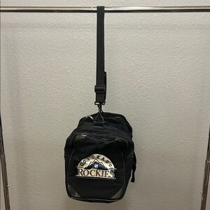 Black Colorado Rockies Duffle Bag